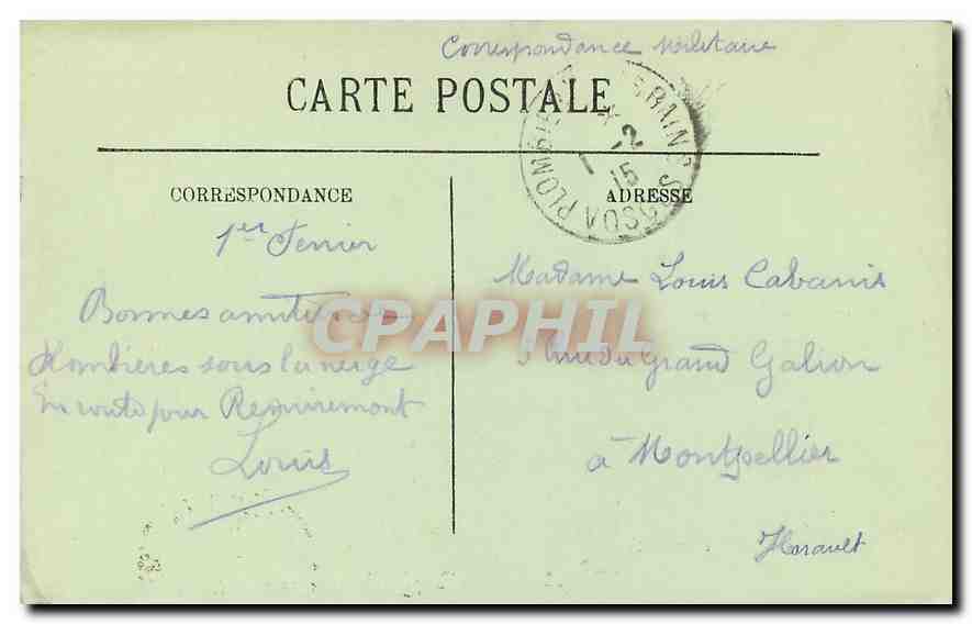 CPA Plombieres les Bains Vue generale  — Rückseite