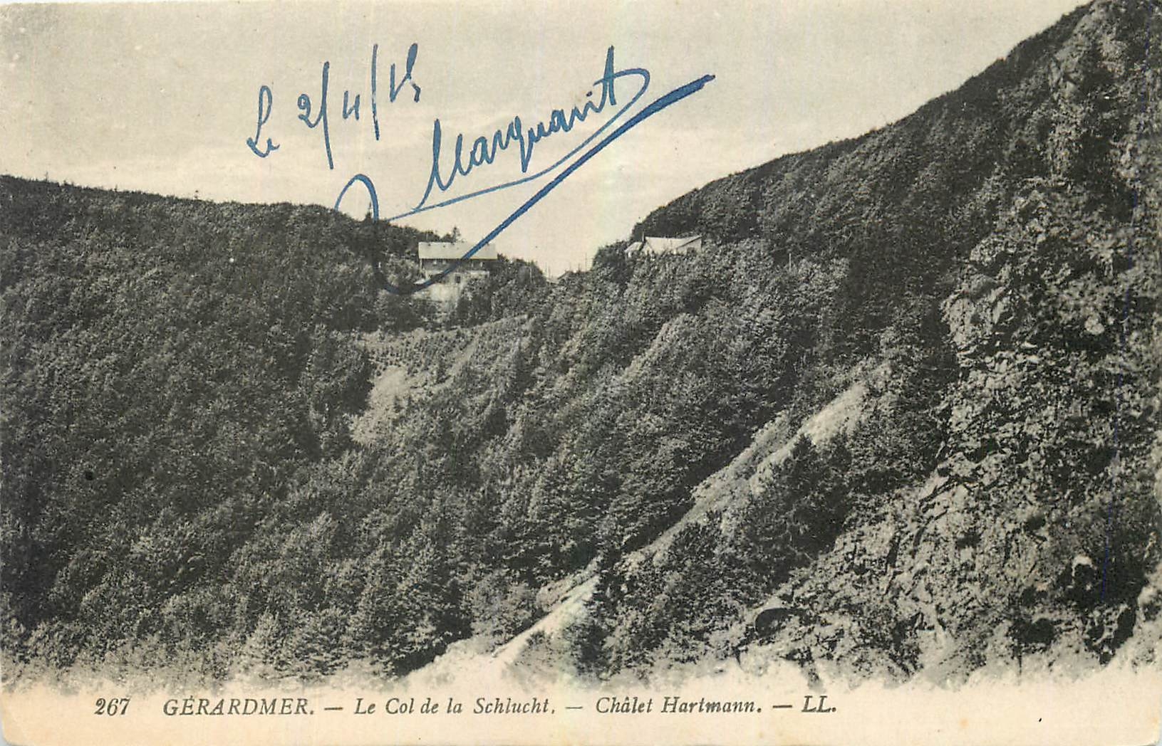 CPA Gerardmer Le Col de la Scchlucht Chalet Hartmann 