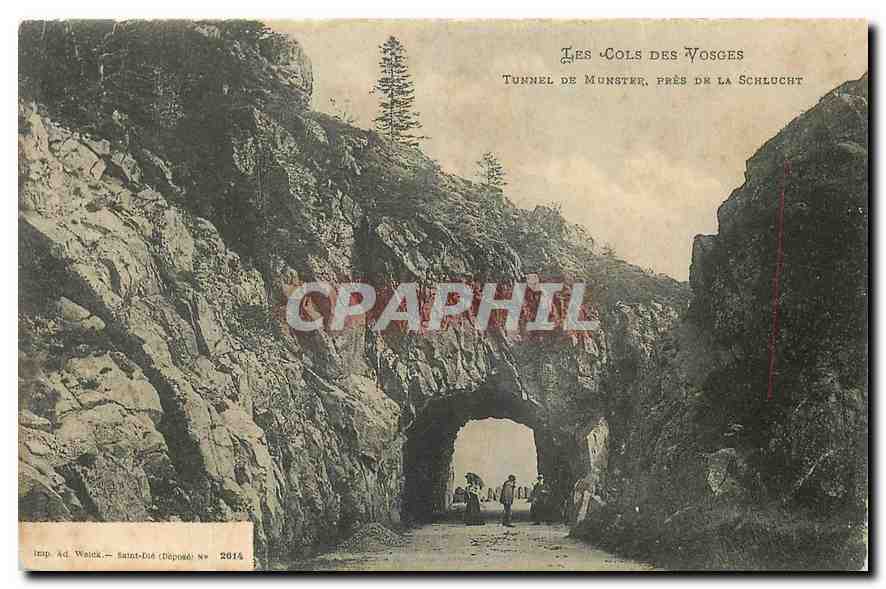 CPA Les Cols des Vosges Tunnel de Monster pres de la Schlucht 