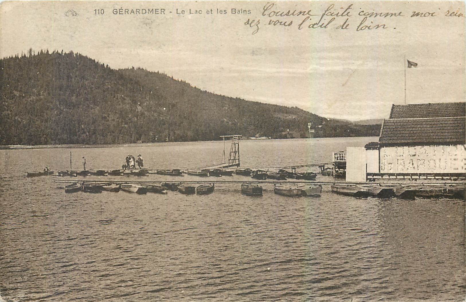 CPA Gerardmer Le Lac et les Bains 
