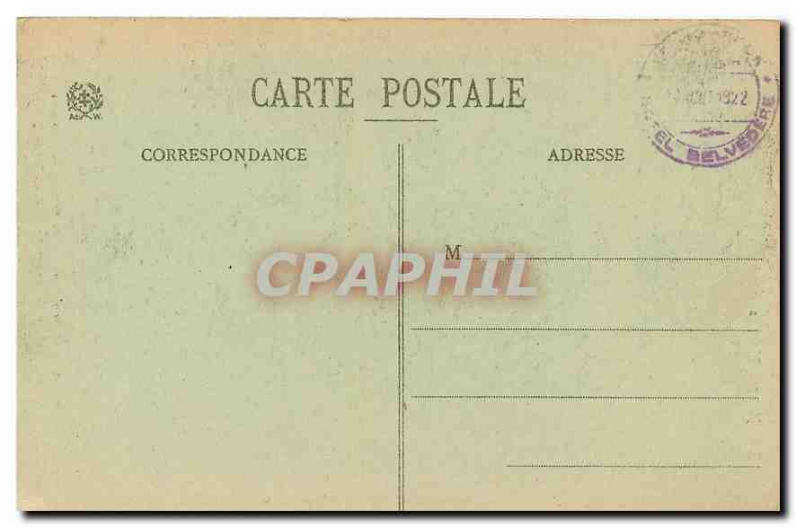 CPA Hautes Vosges Aux Flancs du Hohneck  — Rückseite