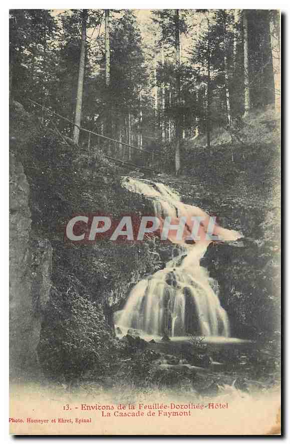 CPA Environs de la Feuille Dorothe Hotel La Cascade de Faymont 