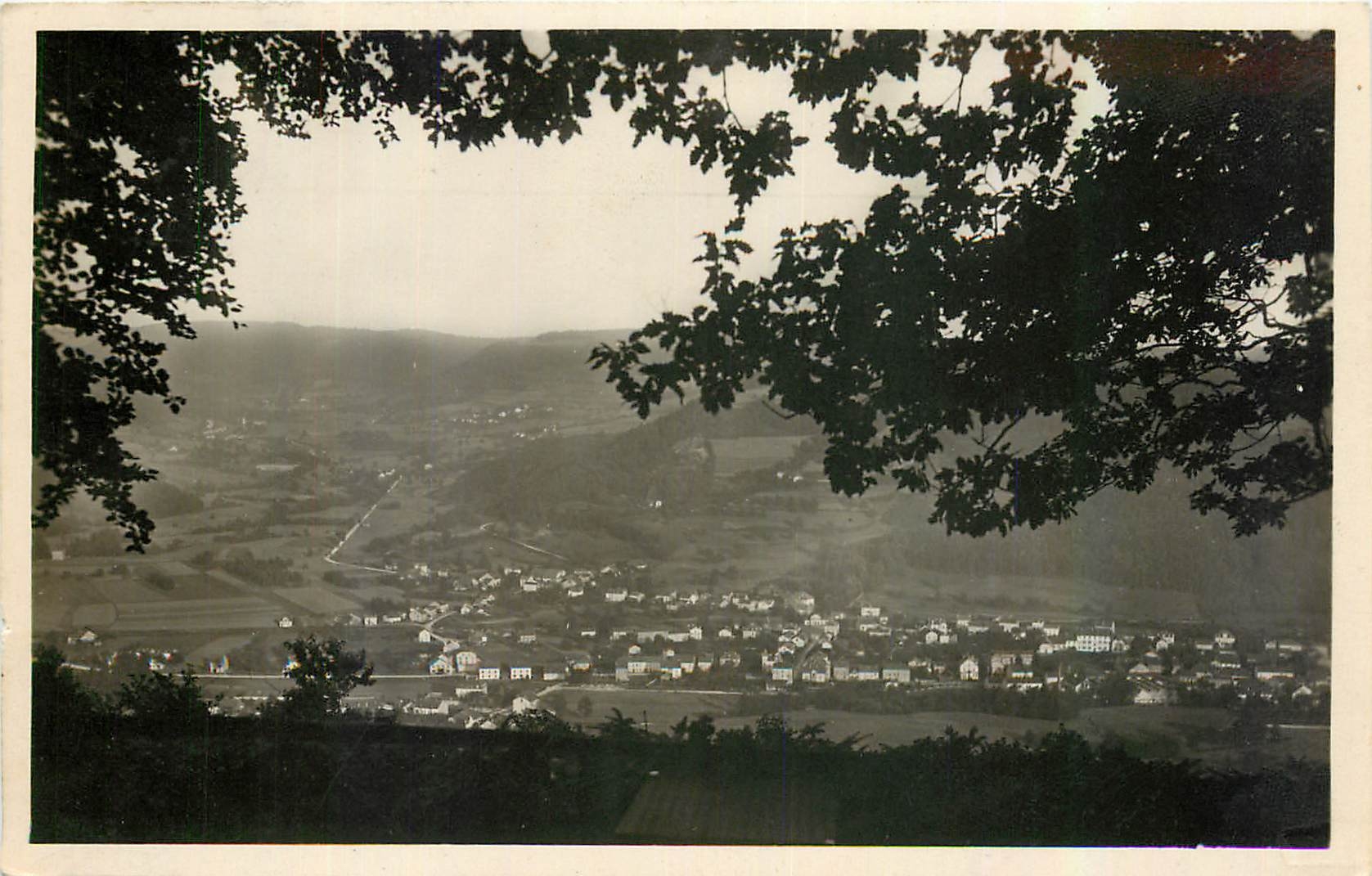 CPA Val d'Ajol Vue prise de la Terrasse de la Feuillee Nouvelle 
