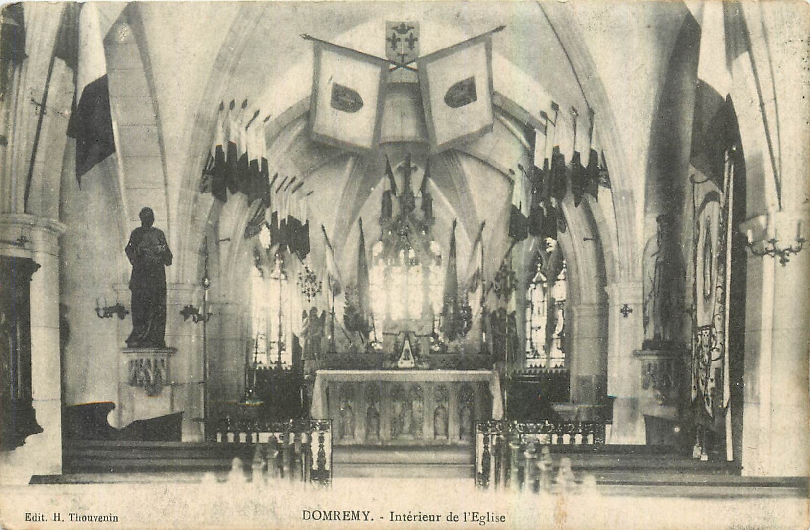 CPA Domremy Interieur de l'Eglise 