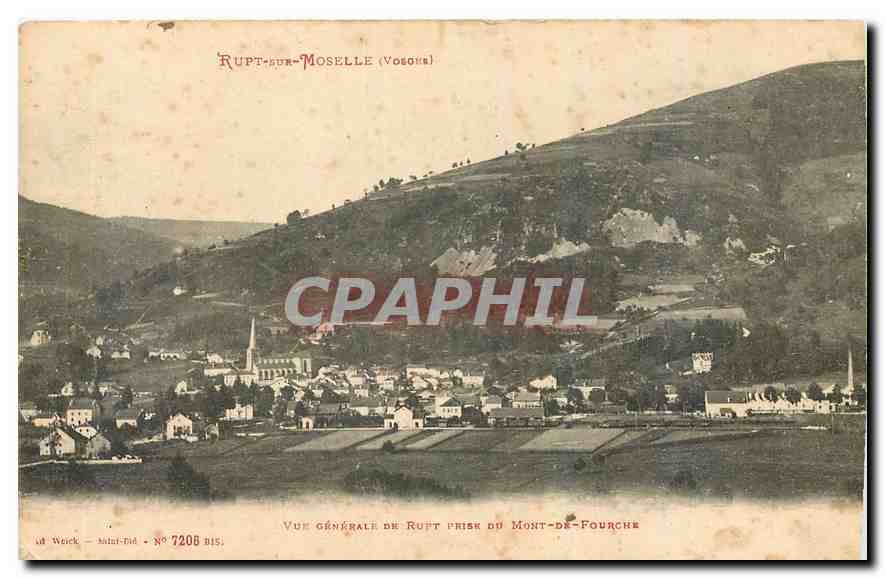 CPA Rupt sur Moselle Vue Generale de Rupt 