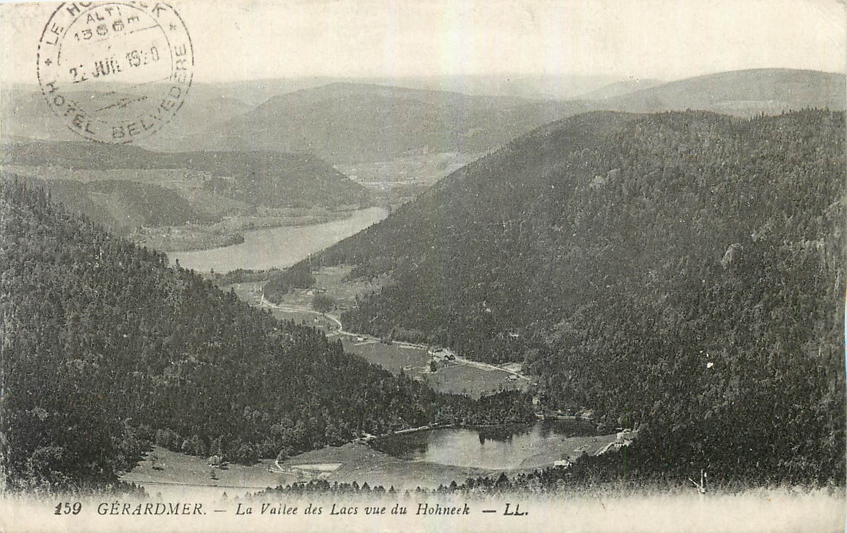CPA Gerardmer La Vaille des Lacs vue du Hohneck 
