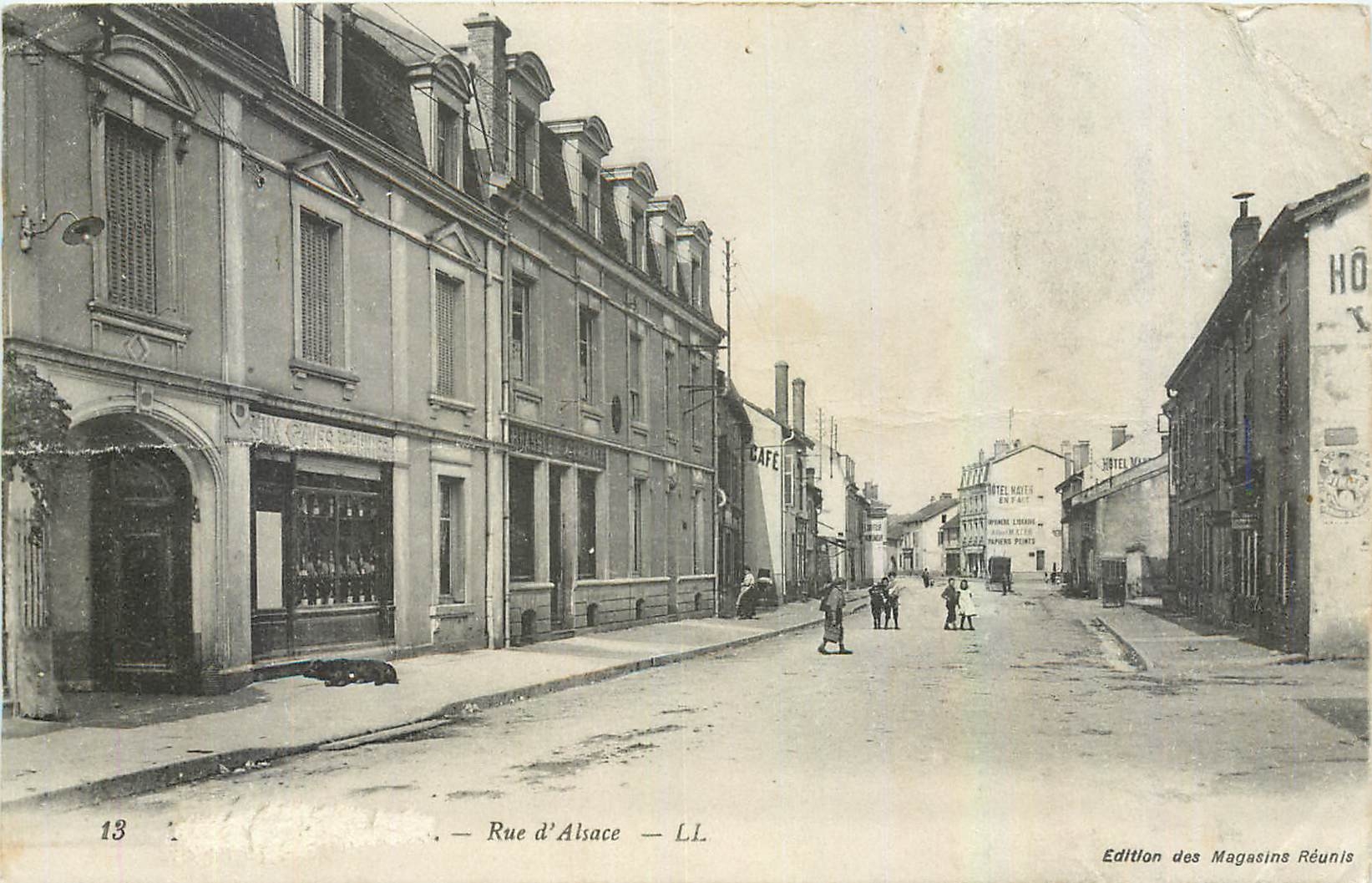 CPA Rue d'Alsace 