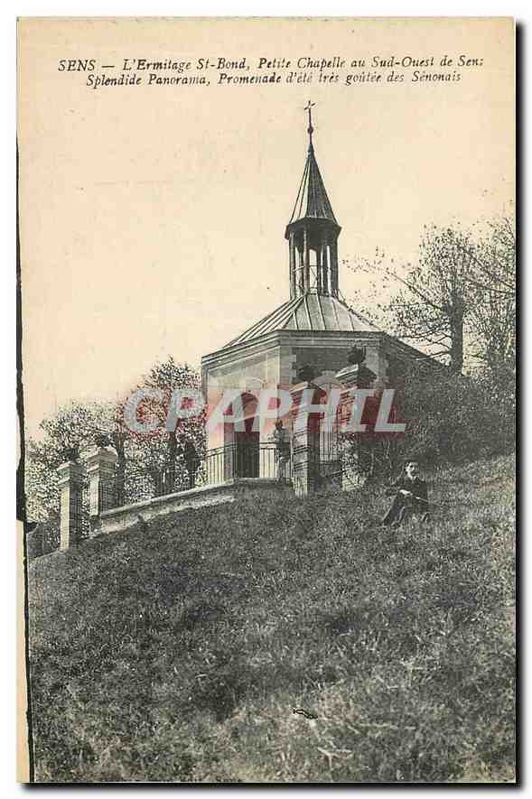 CPA Sens L'Ermitage St Bond Petite Chapelle 