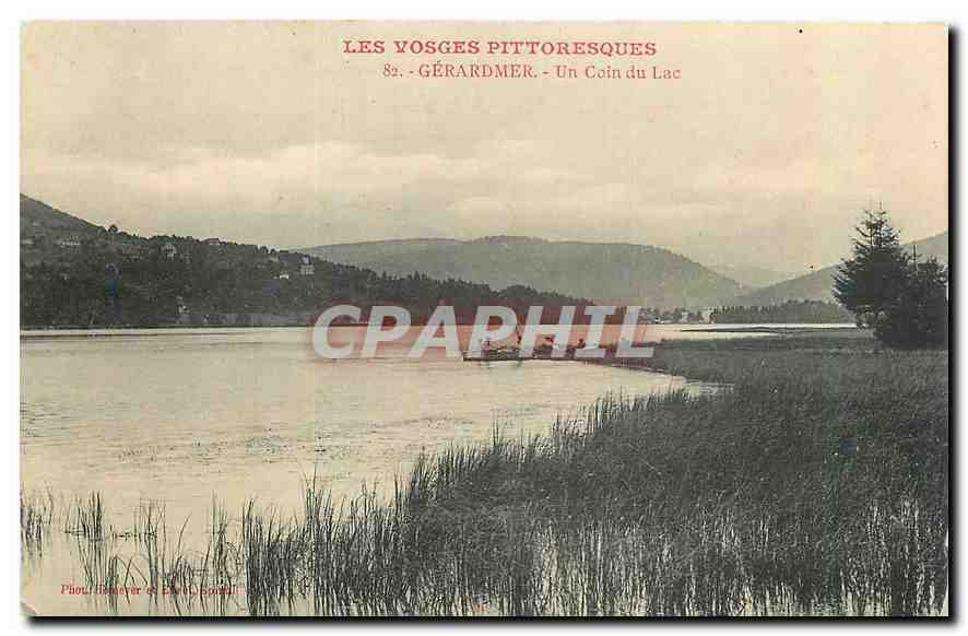 CPA Les Vosges Pittoresque Gerardmer Un Coin du Lac 