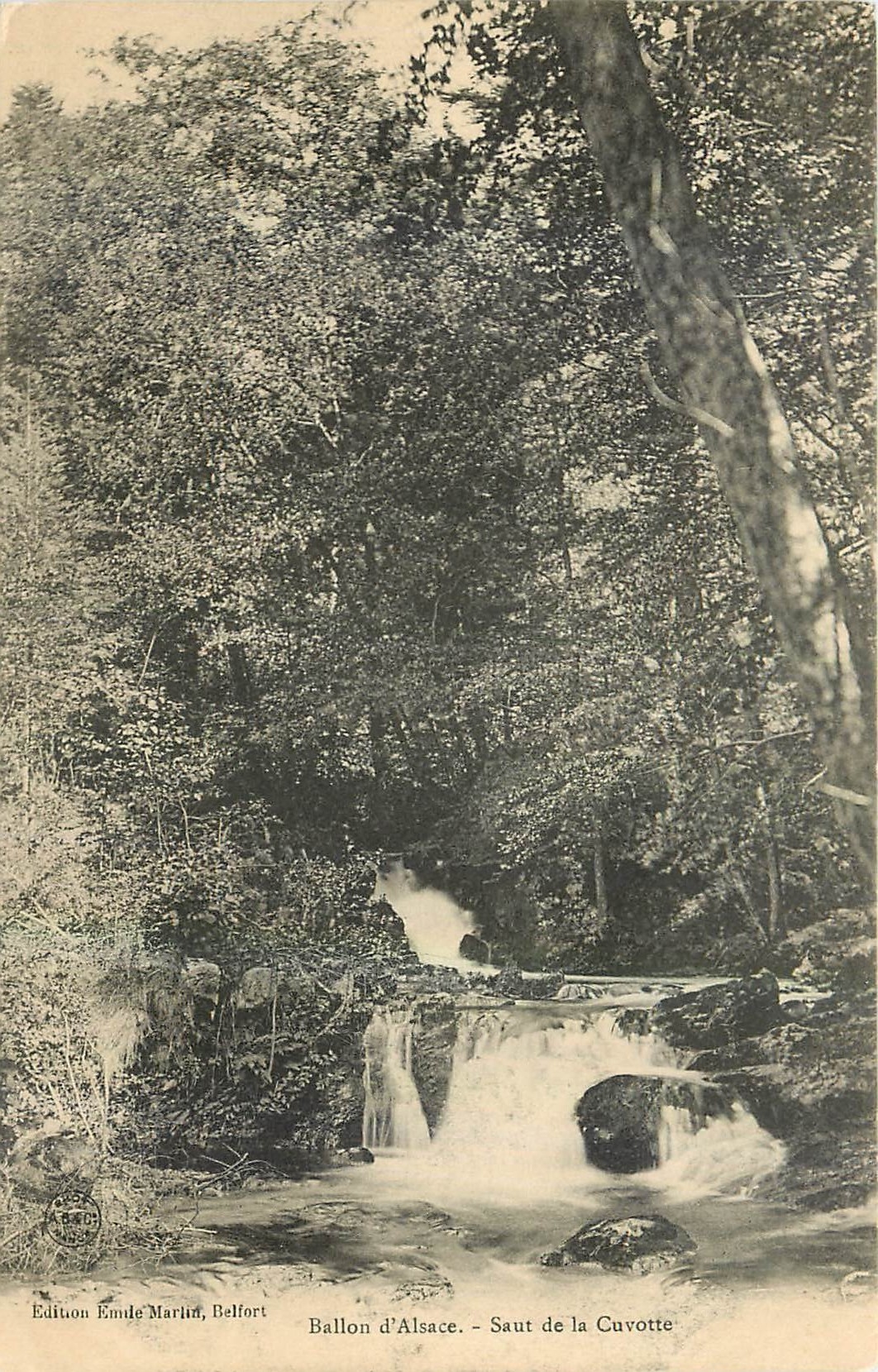 CPA Ballon d'Alsace Saut de la Cavotte 