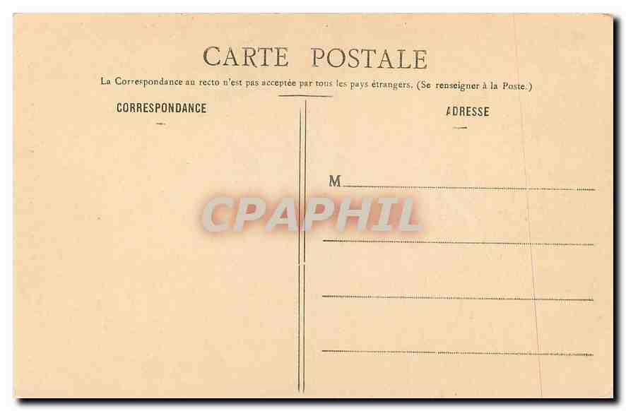 CPA Ballon d'Alsace Saut de la Cavotte  — Rückseite