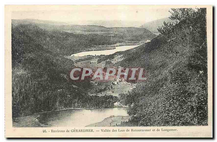 CPA Environs de Gerardmer Vallee des Lacs de Retournemer et de Longemer 