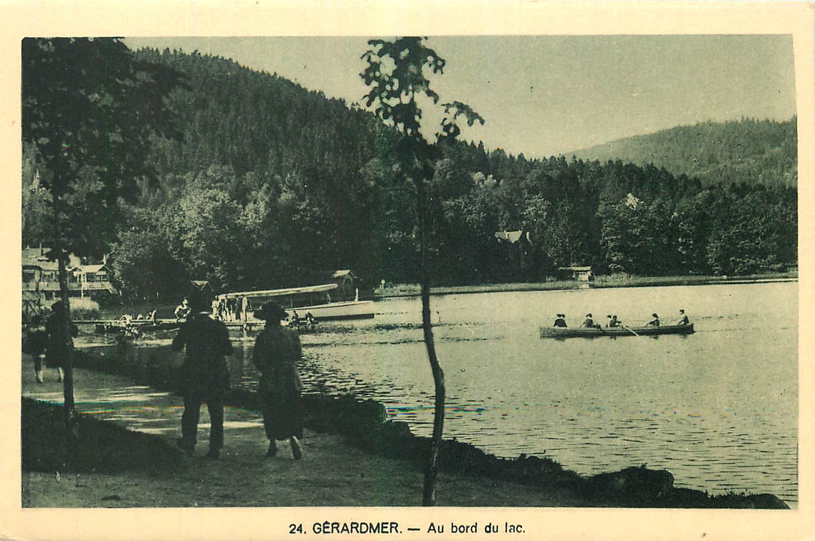 Gérardmer — Au bord du lac — Compagnie Alsacienne des Automobiles Mécaniques, Strasbourg