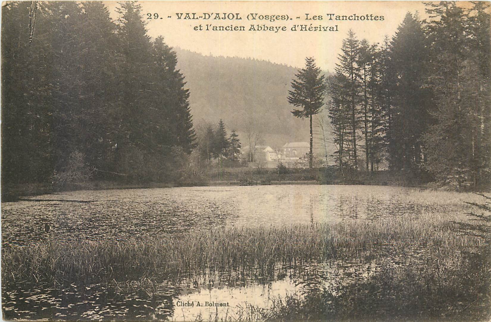 CPA Val d'Ajol Vosges Les Tanchottes et l'ancien Abbaye d'Herival 