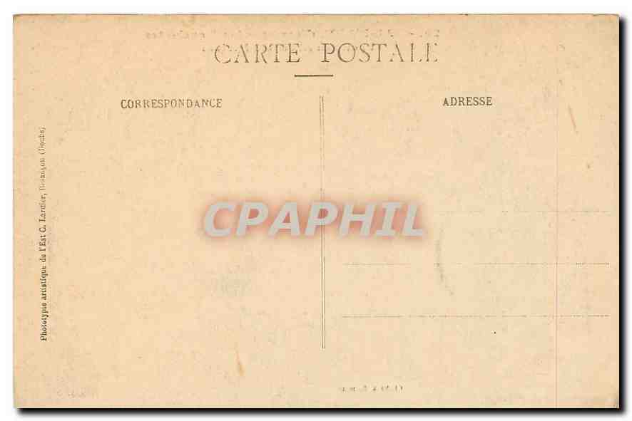 CPA Val d'Ajol Vosges Les Tanchottes et l'ancien Abbaye d'Herival  — Rückseite