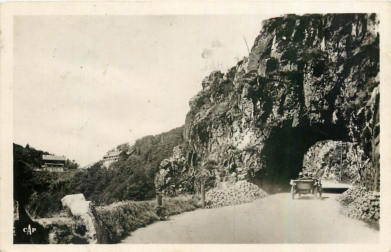 CPA La Schlucht Le Tunnel 