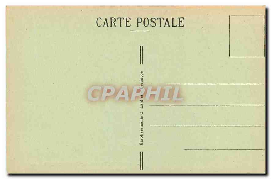 CPA Saint Maurice sur Moselle Vosges Ruisseau des Charbonniers  — Rückseite