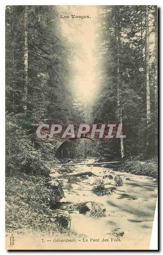 CPA Gerardmer Le Pont des Fees 
