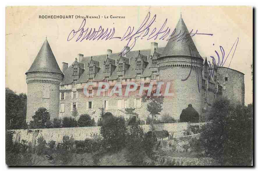 CPA Rochechourant Hte Vienne Le Chateau 