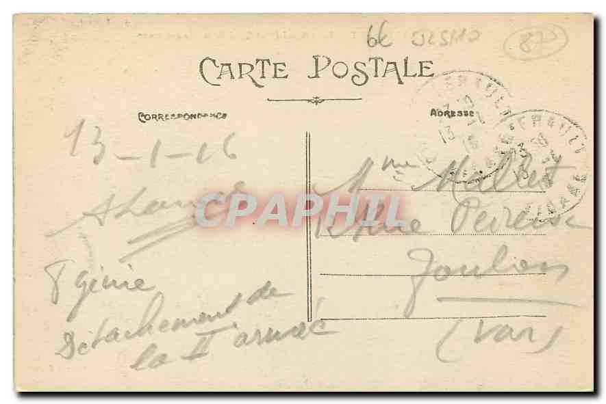 CPA Chatellerault Pont Henri IV et Quai de la Manufacture  — Back
