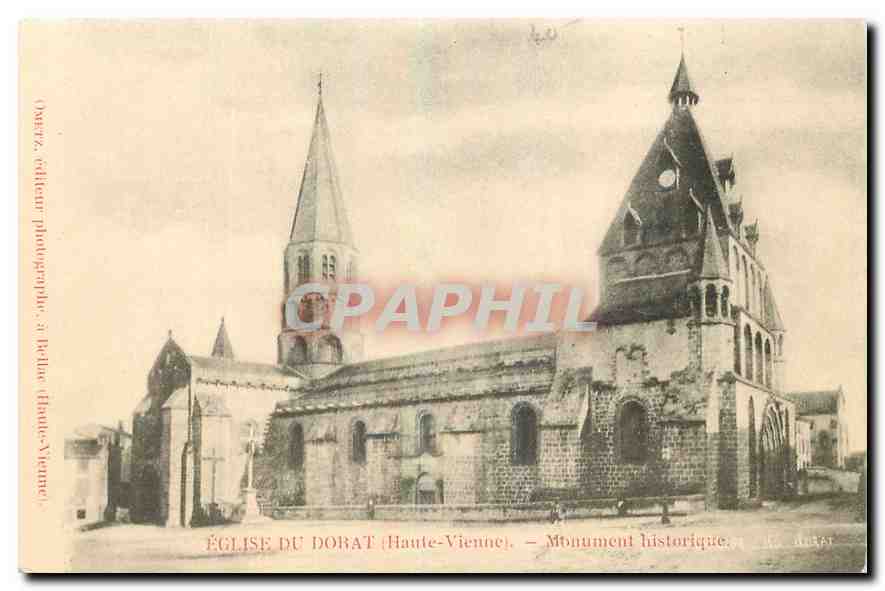 CPA Eglise du Dorat Haute Vienne Monument historique 
