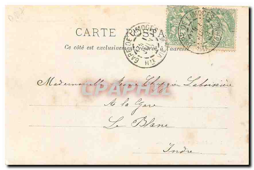 CPA Limoges Eglise d'Arliquet pres Limoges  — Back