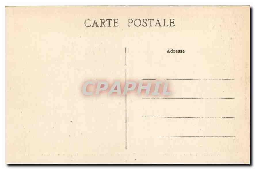 CPA Poitiers Vienne cathedrale St Pierre Tympan de la Porte Centrale Le Jugement dernier  — Verso