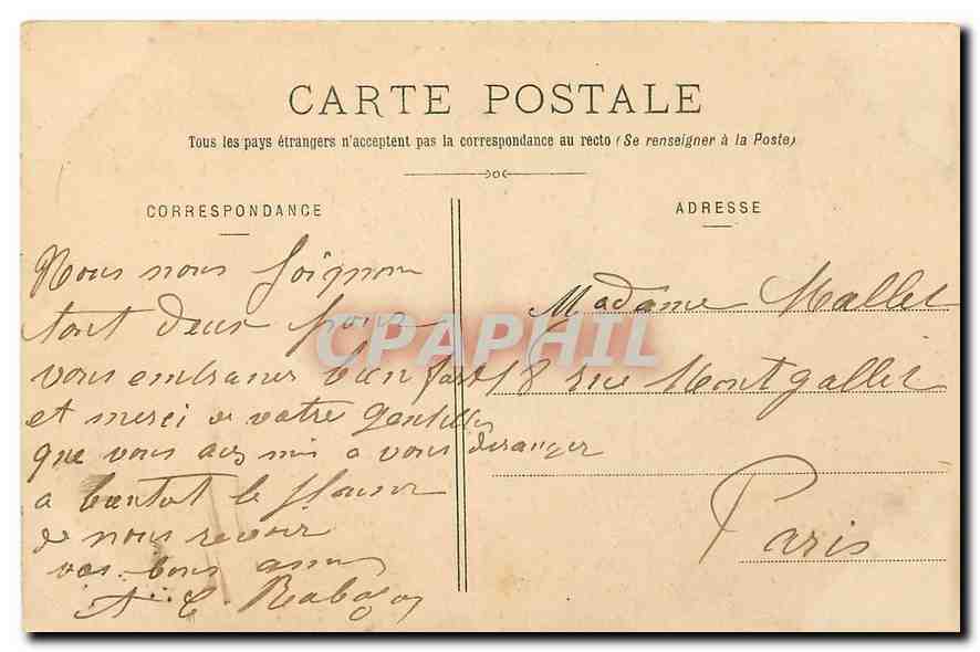 CPA Station Thermale de la Roche Posay Vienne Le Donjon du Chateau  — Back