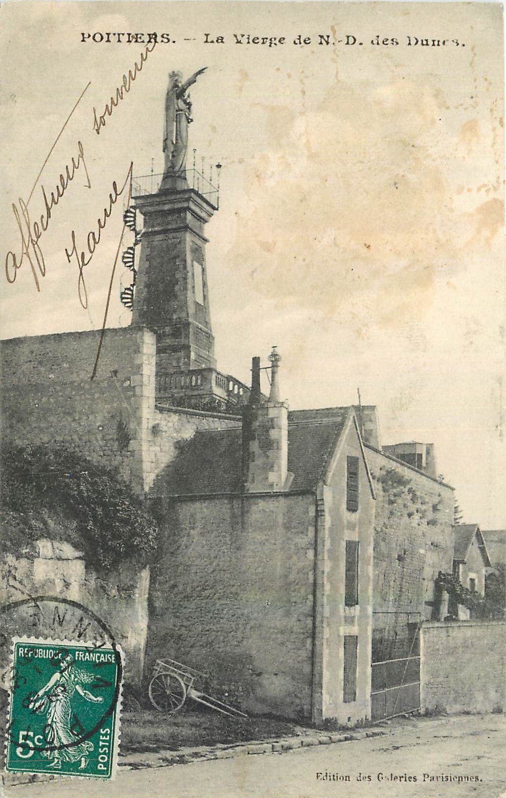 CPA Poitiers La Vierge de N D des Dunes 