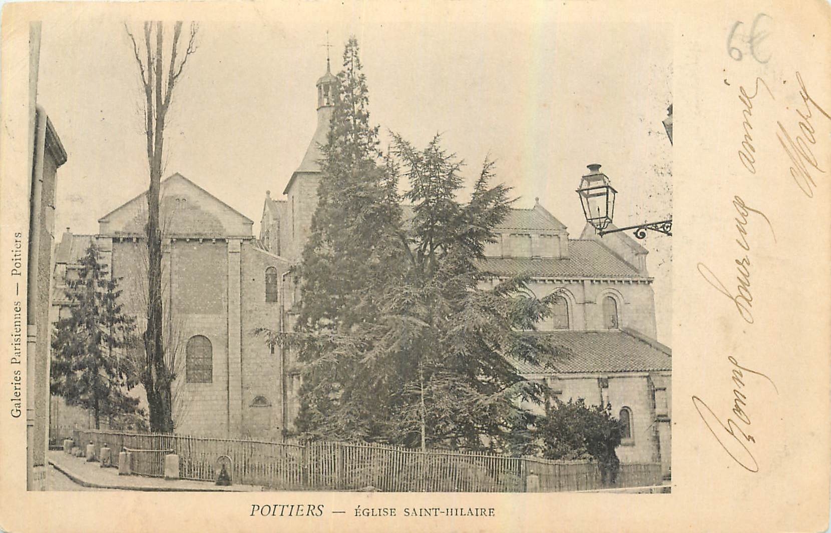 CPA Poitiers Eglise Saint Hilaire 