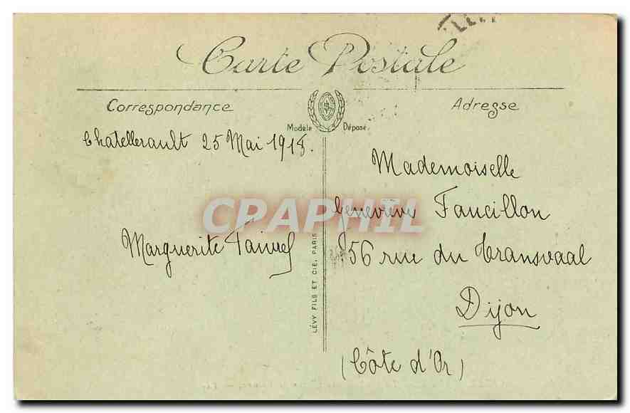 CPA Chatellerault Le Pont Henri IV sur la Vienne  — Back