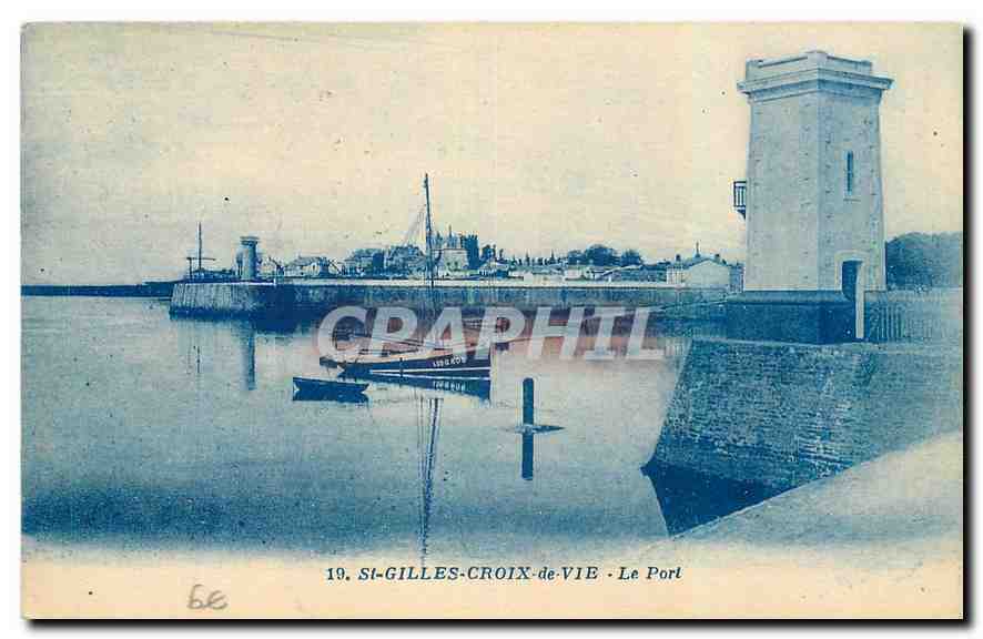 CPA St Gilles croix de Vie Le Port 