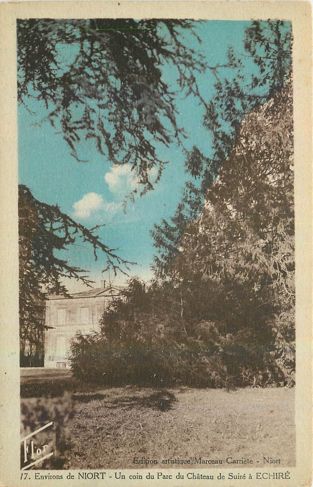 CPA Environs de Niort Un coin du Parc 