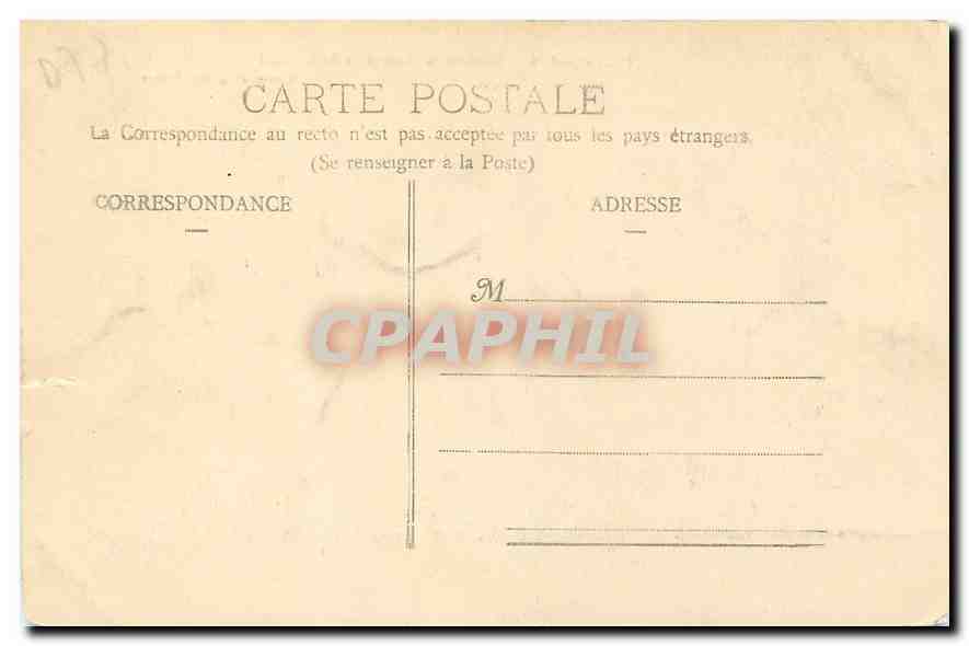 CPA Pecy S et M Derriere du Chateau de Beaulieu  — Rückseite