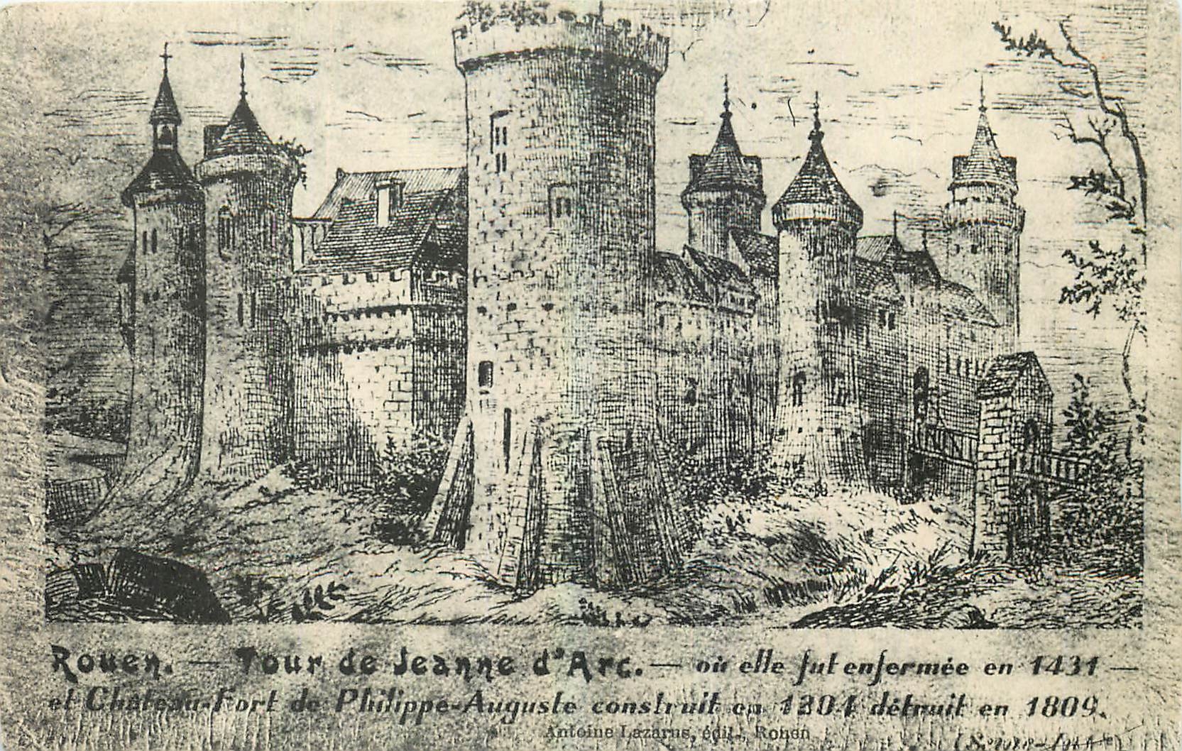 CPA Rouen Tour de Jeanne d'Arc 