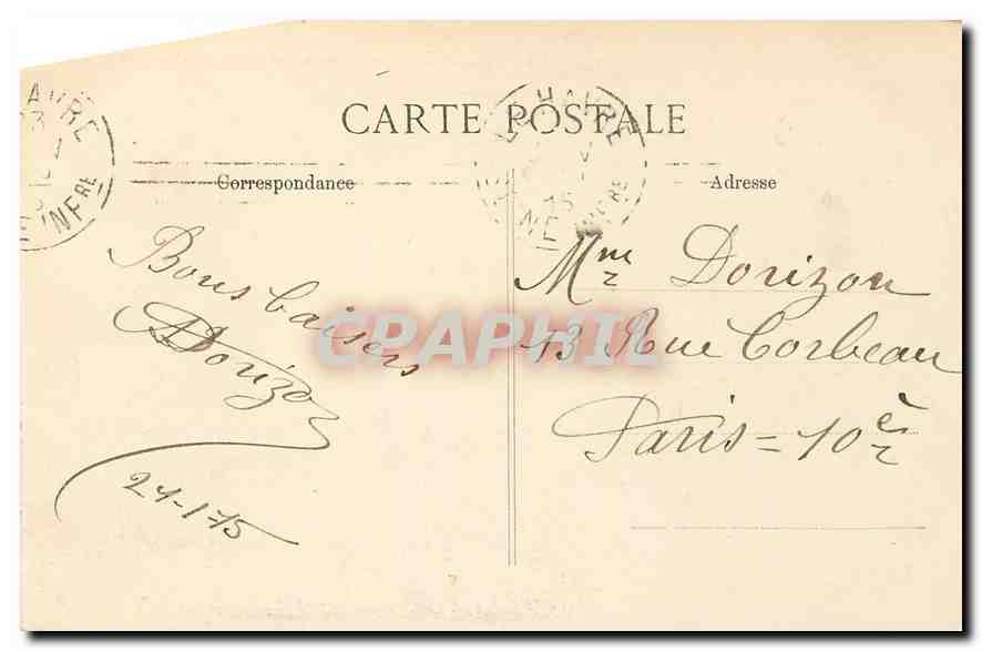 CPA Sainte Adresse Notre Dame des Flots et la Ville  — Rückseite