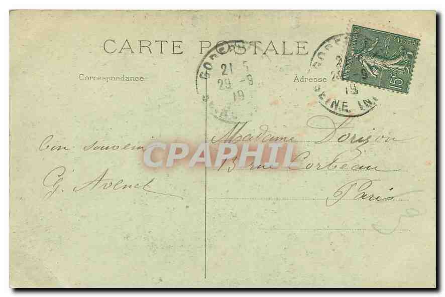 CPA La Benedictine a Fecamp Musee Salle des Abbes  — Rückseite