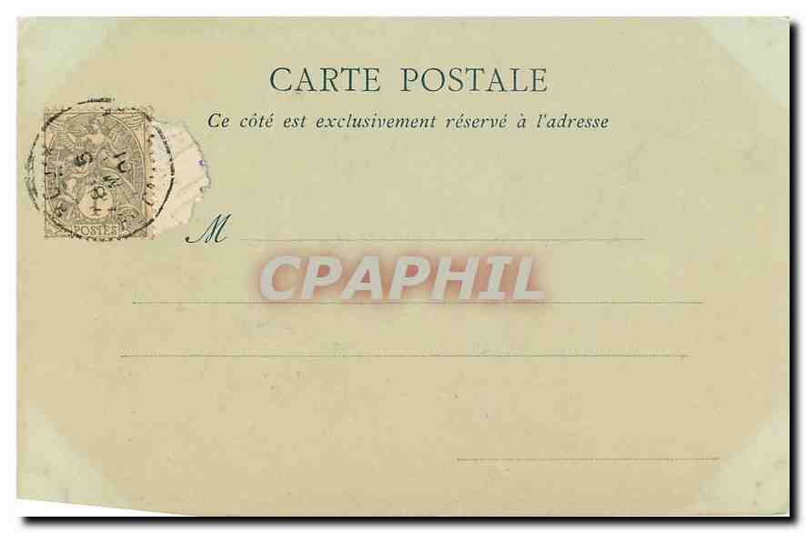 CPA Rouen Abside de l'Eglsie St Ouen  — Verso