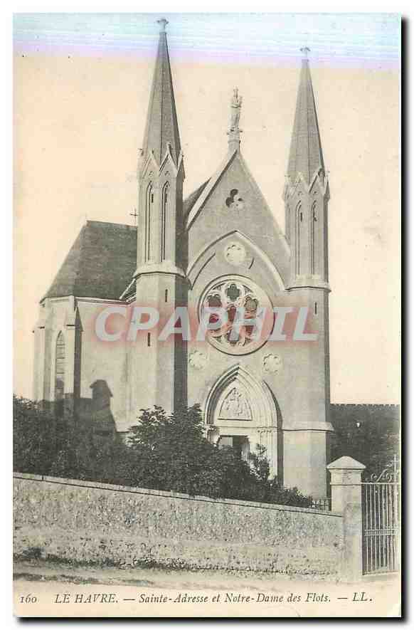 CPA Le Havre Sainre Adresse et Notre Dame des Flots 