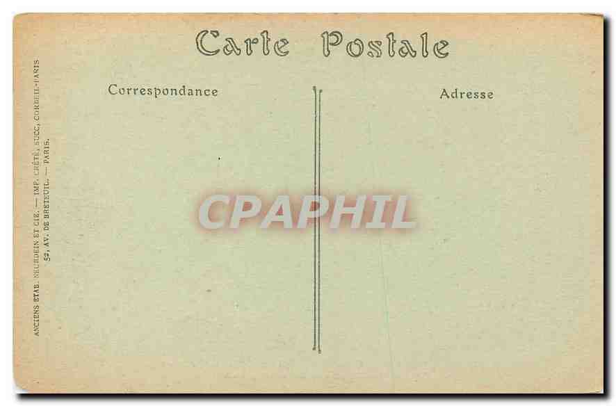 CPA Rouen Palais de Justice cote de la Salle des Pas Perdus Ensevelissement du Christ  — Verso
