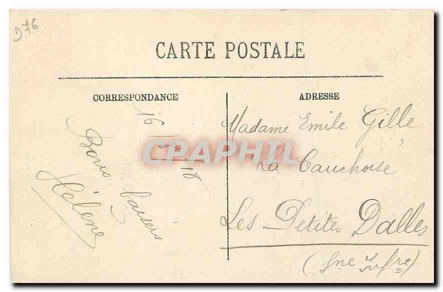 CPA Veules les Roses l'Eglise Le Saint Sepulcre  — Verso