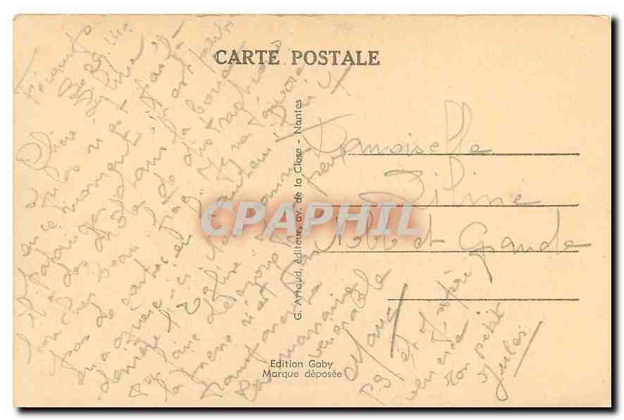 CPA Fecamp Seine Inf l'Eglise Saint Etienne  — Rückseite