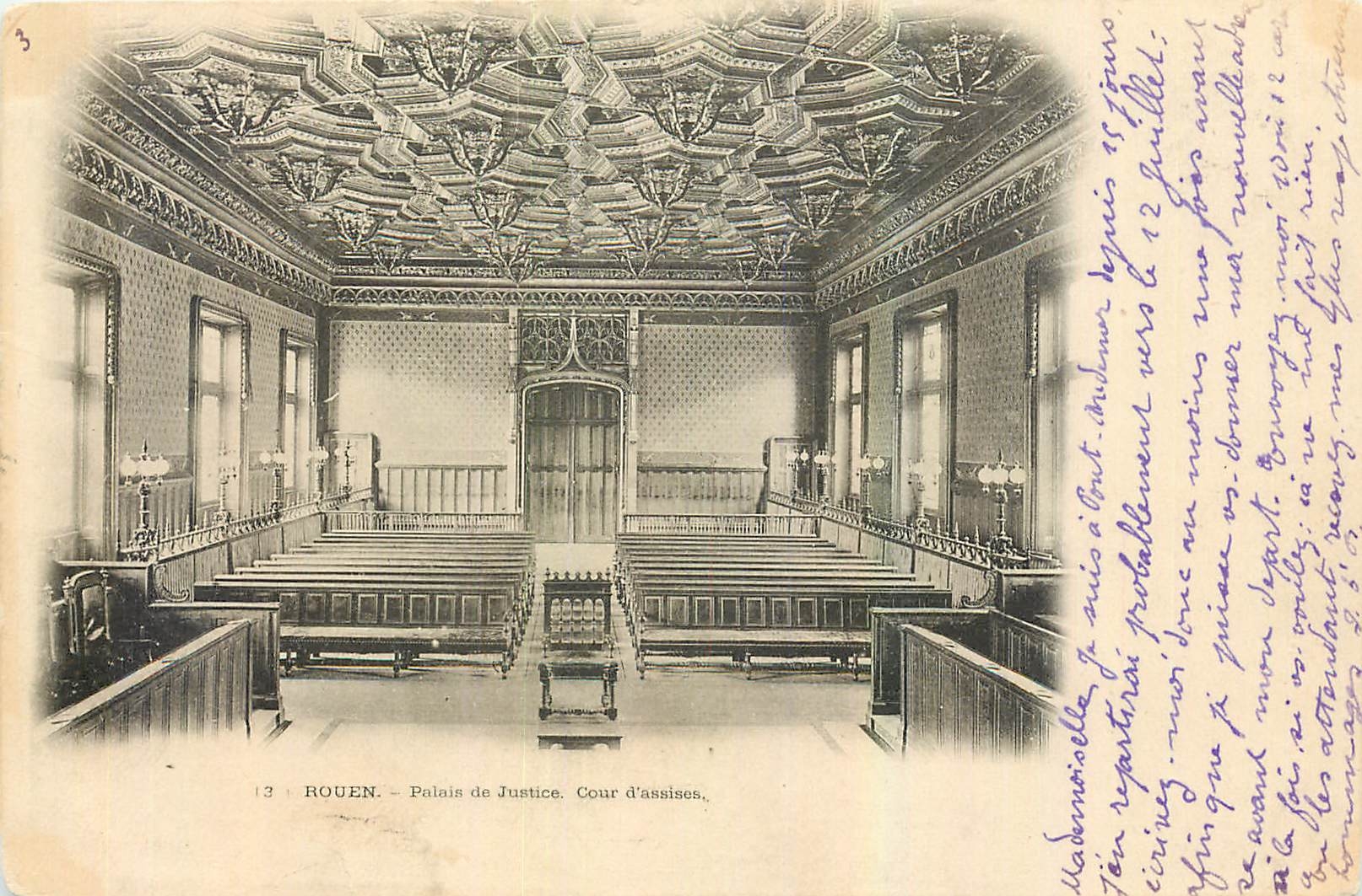 CPA Rouen Palais de Justice Cour d'ausises 