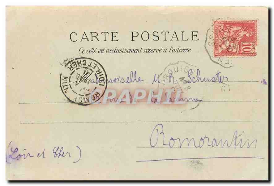 CPA Rouen Palais de Justice Cour d'ausises  — Verso