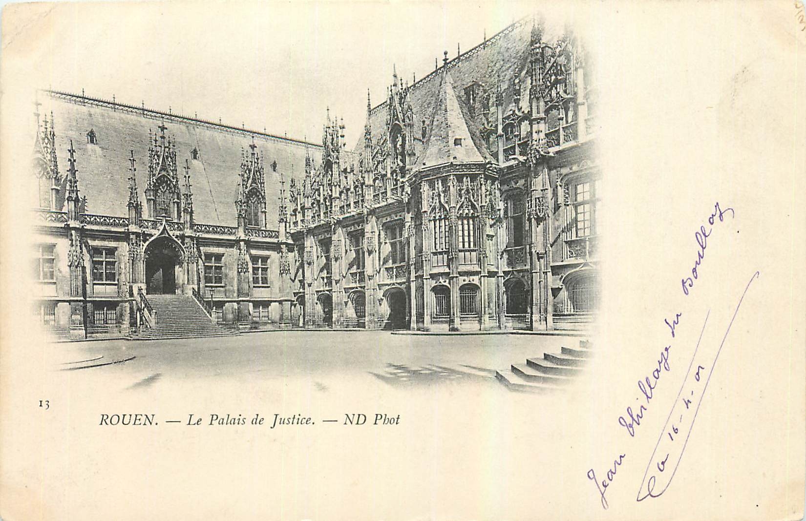 CPA Rouen Le Palais de Justice 