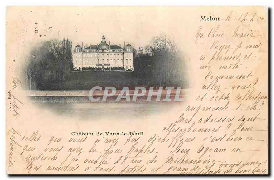 CPA Melun Chateau de Vaux le Penil 