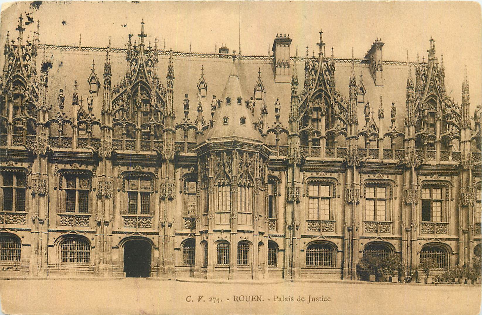 CPA Rouen Palais de Justice 