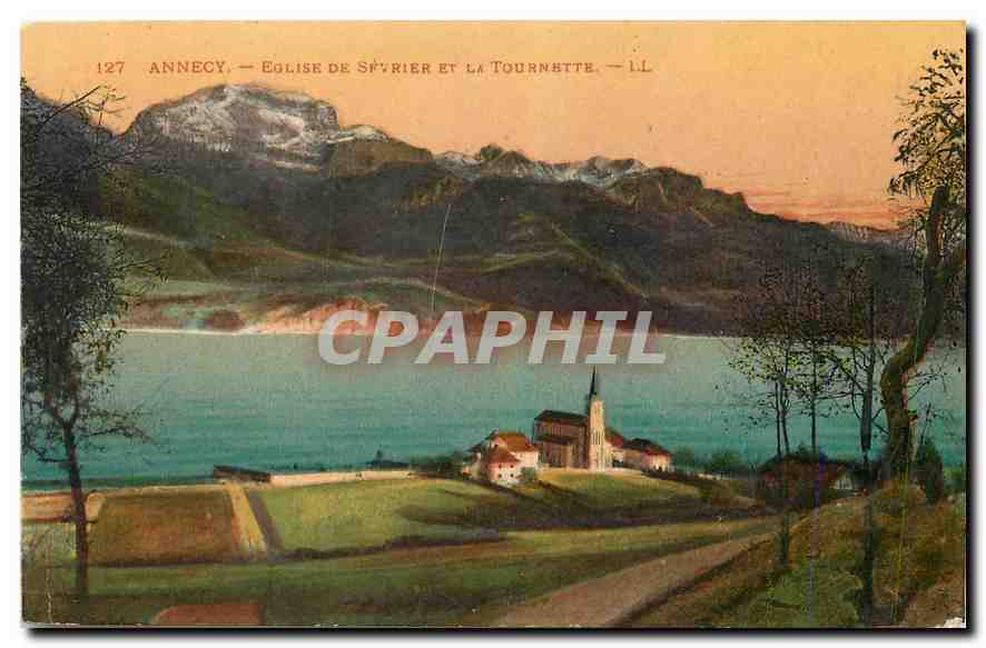 Annecy — Kirche von Sfyrer und die Tournette — L.L. — n°127