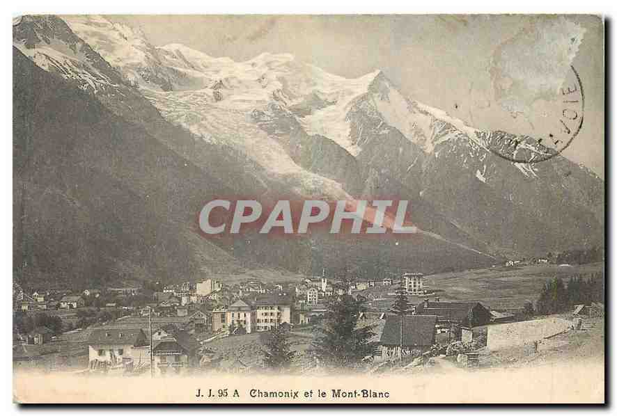 CPA Chamonix et le Mont Blanc 