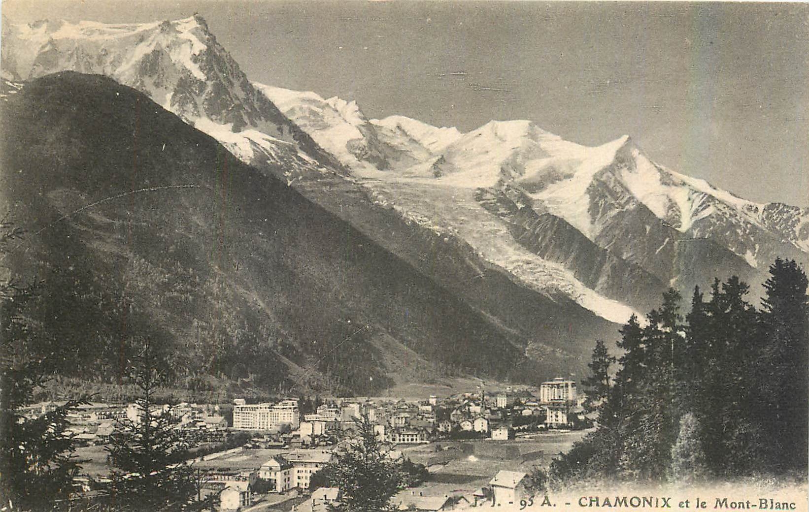 CPA Chamonix et le Mont Blanc 